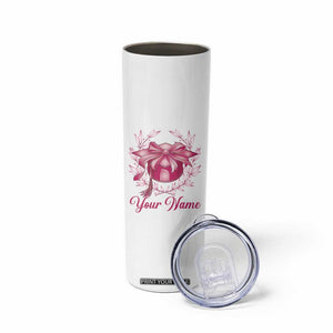 Personalized Graduation Gifts For Women Skinny Tumbler Custom Name Coquette Bow Seniors Class Of 2025 TB09 Print Your Wear