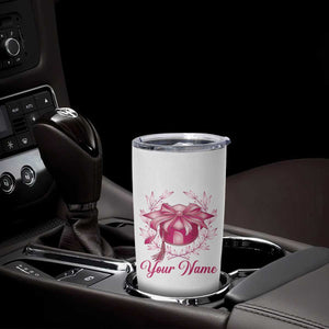 Personalized Graduation Gifts For Women Tumbler Cup Custom Name Coquette Bow Seniors Class Of 2025 TB09 Print Your Wear