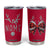 Personalized Christmas Tumbler Cup Custom Name Cute Reindeer Girly Bow TB09 Red Print Your Wear