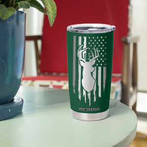 Personalized Hunting Tumbler Cup Custom Name Reindeer Season Christmas TB09 Print Your Wear