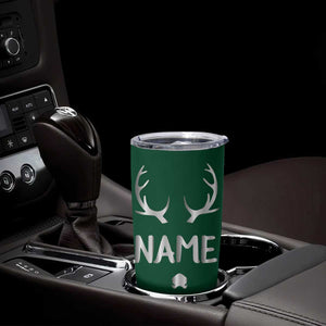 Personalized Hunting Tumbler Cup Custom Name Reindeer Season Christmas TB09 Print Your Wear