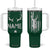 Personalized Hunting Tumbler With Handle Custom Name Reindeer Season Christmas TB09 One Size: 40 oz Green Print Your Wear