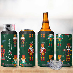 Personalized Christmas Nutcracker 4 in 1 Can Cooler Tumbler Custom Name Funny Nutcracker Dog TB09 Print Your Wear