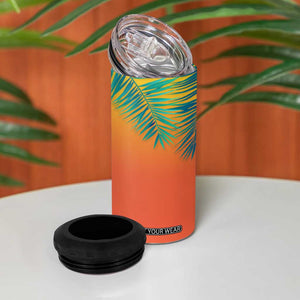 Personalized Beach Trip Vacation 4 in 1 Can Cooler Tumbler Custom Name Best Team Ever Teambuilding TB09 Print Your Wear