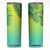 Personalized Beach Trip Vacation Skinny Tumbler Custom Name Family Trip 2024 TB09 Blue Yellow Gradient Print Your Wear