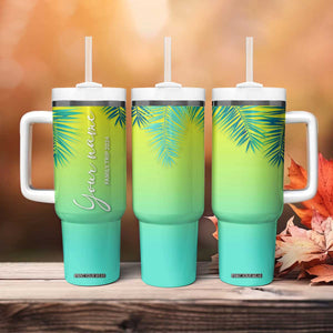 Personalized Beach Trip Vacation Tumbler With Handle Custom Name Family Trip 2024 TB09 Print Your Wear