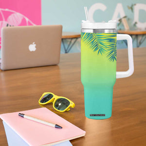 Personalized Beach Trip Vacation Tumbler With Handle Custom Name Family Trip 2024 TB09 Print Your Wear