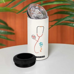 Personalized Medical Assiant 4 in 1 Can Cooler Tumbler Custom Name Nurse Gifts MA TB09 Print Your Wear