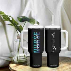 Personalized Registered Nurse Tumbler With Handle Custom Name Nursing Student Gifts RN TB09 Print Your Wear