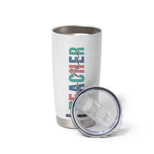 Personalized Teacher Tumbler Cup Custom Name Teach Love Inspire TB09 Print Your Wear