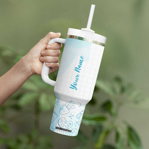 Personalized Teacher Tumbler With Handle Custom Name It Takes A Big Heart To Help Shape Little Minds TB09 Print Your Wear