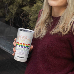 Gay Pride Tumbler Cup LGBTQ Rainbow Flag TB09 Print Your Wear