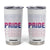 Lesbian Pride Tumbler Cup LGBTQ Les Flag TB09 White Print Your Wear