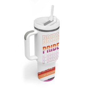 Transgender Pride Tumbler With Handle LGBTQ Trans Flag TB09 Print Your Wear