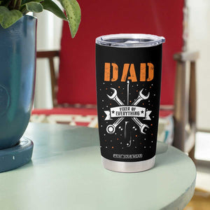 Father's Day Tumbler Cup Dad Fixer Of Everything TB09 Print Your Wear