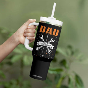 Father's Day Tumbler With Handle Dad Fixer Of Everything TB09 Print Your Wear