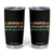 Father's Day Tumbler Cup I Created A Monster She Calls Me Dad TB09 Black Print Your Wear