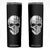 Father's Day Skinny Tumbler One Badass Bonus Dad Skull TB09 Black Print Your Wear