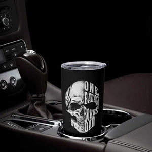 Father's Day Tumbler Cup One Badass Bonus Dad Skull TB09 Print Your Wear