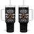 Weekend Forecast Horse Racing With A Chance Of Drinking Tumbler With Handle TB09 One Size: 40 oz Black Print Your Wear