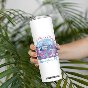 Washington DC Lover Cherry Blossom Skinny Tumbler TB09 Print Your Wear