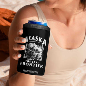 Alaska 4 in 1 Can Cooler Tumbler The Last Frontier Vintage Bear Home TB09 Print Your Wear