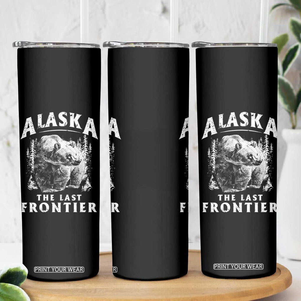 Alaska Skinny Tumbler The Last Frontier Vintage Bear Home TB09 Print Your Wear