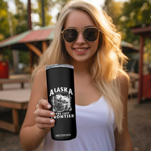 Alaska Skinny Tumbler The Last Frontier Vintage Bear Home TB09 Print Your Wear