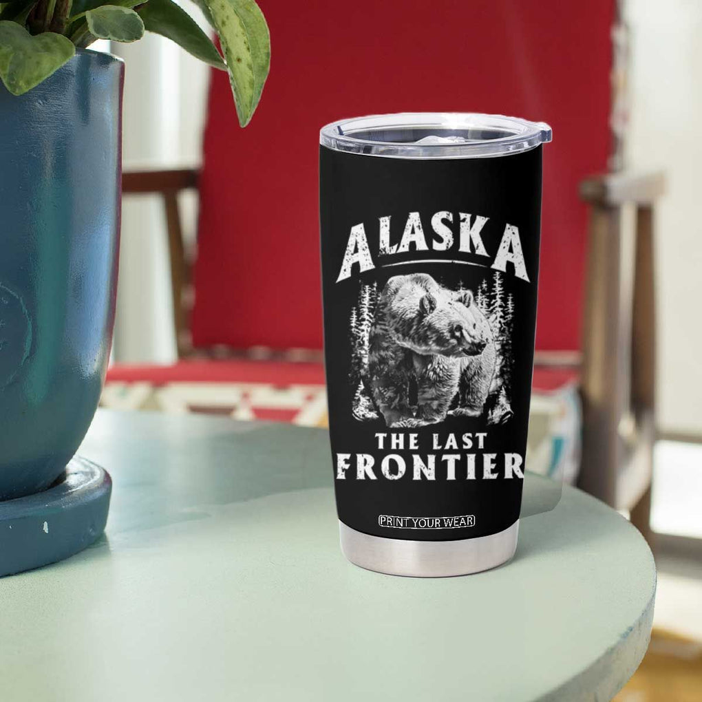 Alaska Tumbler Cup The Last Frontier Vintage Bear Home TB09 Print Your Wear