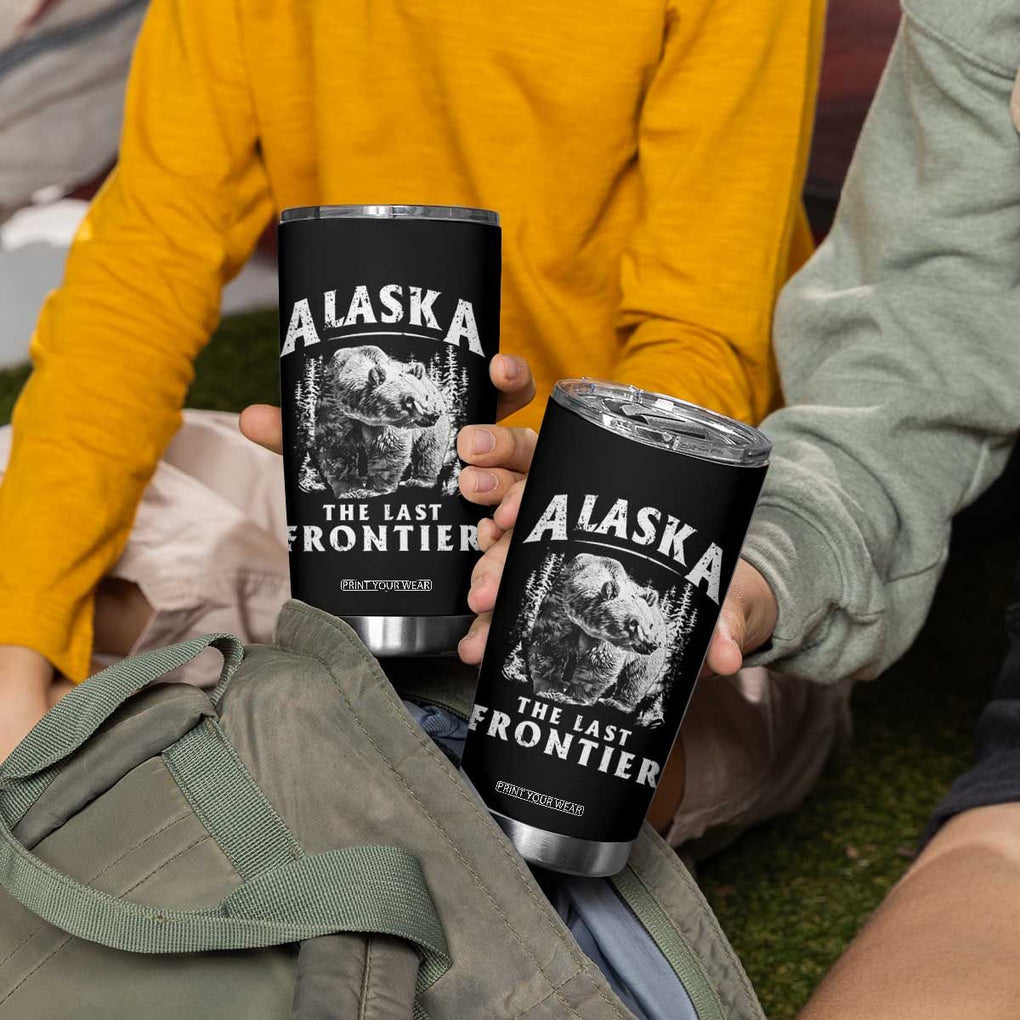 Alaska Tumbler Cup The Last Frontier Vintage Bear Home TB09 Print Your Wear