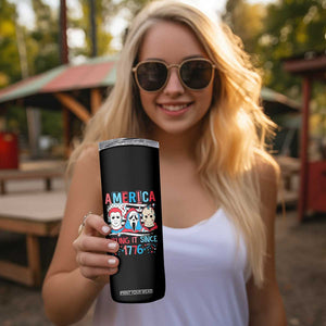 Funny 4th Of July Skinny Tumbler America Killing IT Since 1776 Horror TB09 Print Your Wear