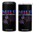 Funny 4th Of July 4 in 1 Can Cooler Tumbler MILF Man I Love Fireworks Patriotic Independence Day TB09 One Size: 16 oz Black Print Your Wear