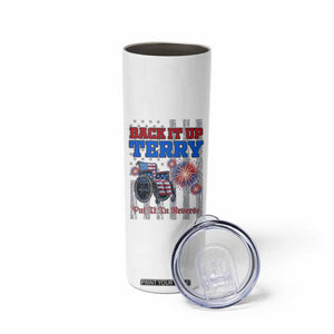 Funny 4th Of July Skinny Tumbler Back Up Terry Put It In Reverse TB09 Print Your Wear