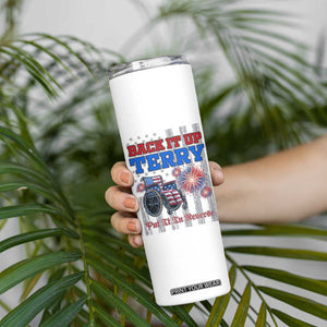 Funny 4th Of July Skinny Tumbler Back Up Terry Put It In Reverse TB09 Print Your Wear