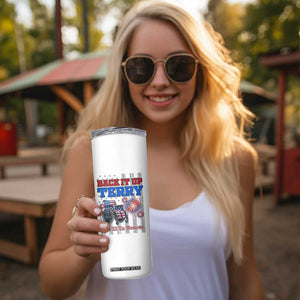 Funny 4th Of July Skinny Tumbler Back Up Terry Put It In Reverse TB09 Print Your Wear