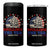 Funny 4th Of July 4 in 1 Can Cooler Tumbler Spilling The Tea Since 1773 TB09 One Size: 16 oz Black Print Your Wear