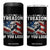 George Washington 4 in 1 Can Cooler Tumbler It's Only Treason If You Lose 4th Of July TB09 One Size: 16 oz Black Print Your Wear