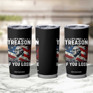 George Washington Tumbler Cup It's Only Treason If You Lose 4th Of July TB09 Print Your Wear