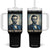 I Hate Theater Abraham Lincoln Tumbler With Handle TB09 One Size: 40 oz Black Print Your Wear