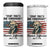 Thomas Jefferson 4 in 1 Can Cooler Tumbler Crap That's Due Tomorrow Funny 4th of July 1776 TB09 One Size: 16 oz White Print Your Wear