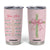 Christian Gifts Tumbler Cup You Are Enough Inspirational Coquette Christ Cross TB09 Pink Print Your Wear