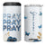 Personalized Christian Prayer 4 in 1 Can Cooler Tumbler Custom Name Pray On It Pray Over It TB09 One Size: 16 oz Blue Print Your Wear