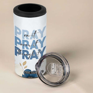 Personalized Christian Prayer 4 in 1 Can Cooler Tumbler Custom Name Pray On It Pray Over It TB09 Print Your Wear