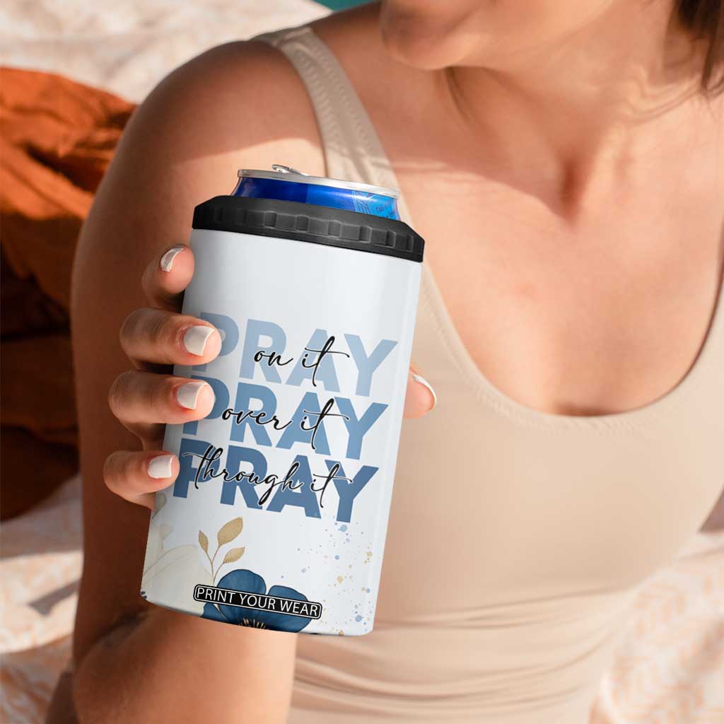 Personalized Christian Prayer 4 in 1 Can Cooler Tumbler Custom Name Pray On It Pray Over It TB09 Print Your Wear