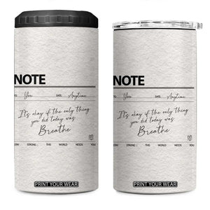 Daily Reminder 4 in 1 Can Cooler Tumbler Stay Strong This World Needs You Suicide Prevention TB09 One Size: 16 oz Paper Print Your Wear