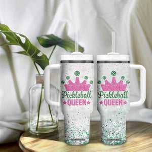 Gifts for Pickleball Lover Tumbler With Handle Pickleball Queen TB09 Print Your Wear