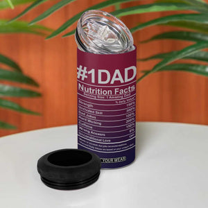 Gifts For Dad 4 in 1 Can Cooler Tumbler No.1 Dad Being Your Favorite Child Seems Like Gift Enough TB09 Print Your Wear