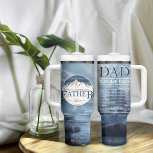Gifts For Dad Tumbler With Handle It's Not A Dad Bod It's A Father Figure TB09 Print Your Wear