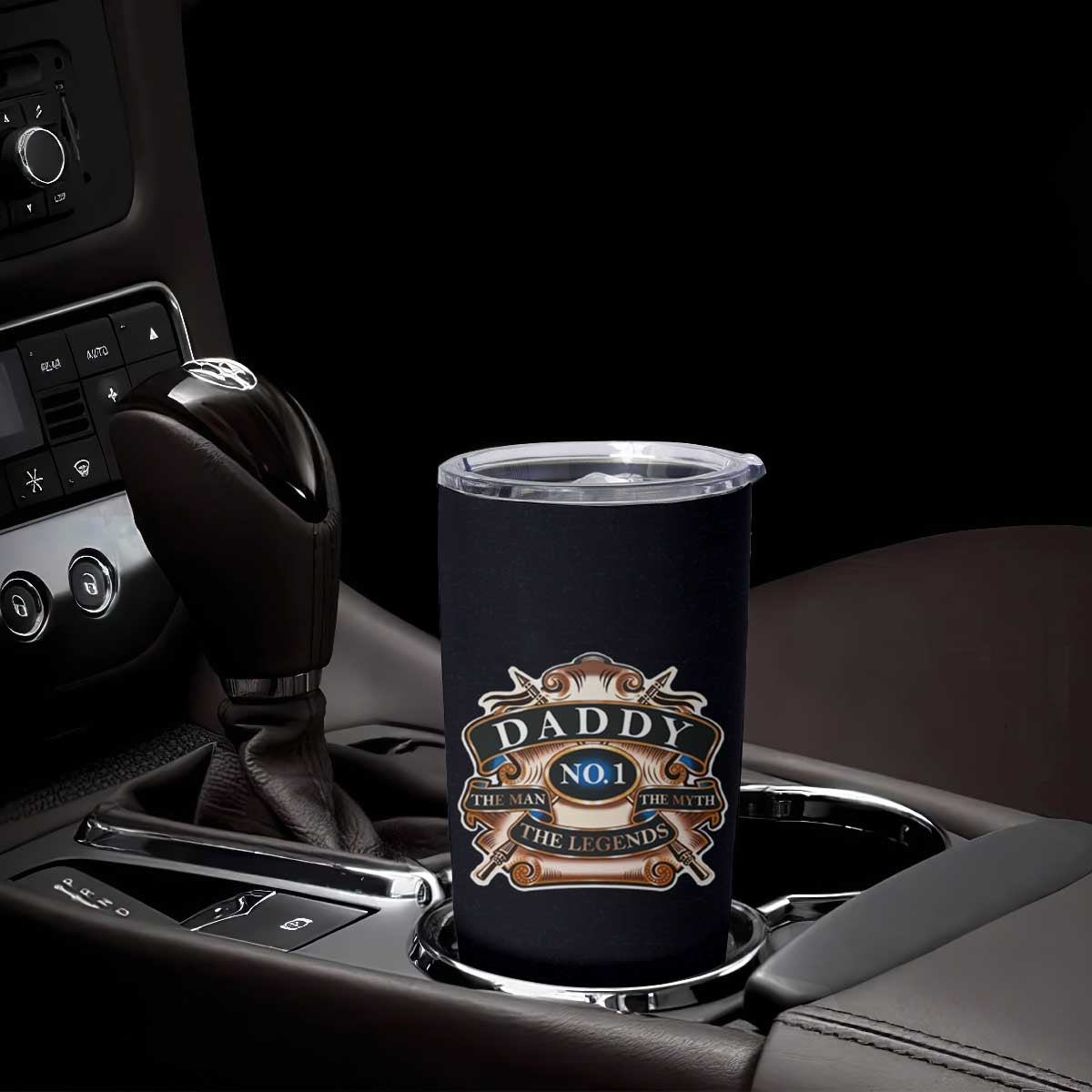 Best Dad Ever Tumbler Cup No.1 Dad The Man The Myth TB09 Print Your Wear