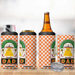 Best Dad Ever 4 in 1 Can Cooler Tumbler Nacho Average Dad Spanish Funny Gifts For Dad TB09 Print Your Wear